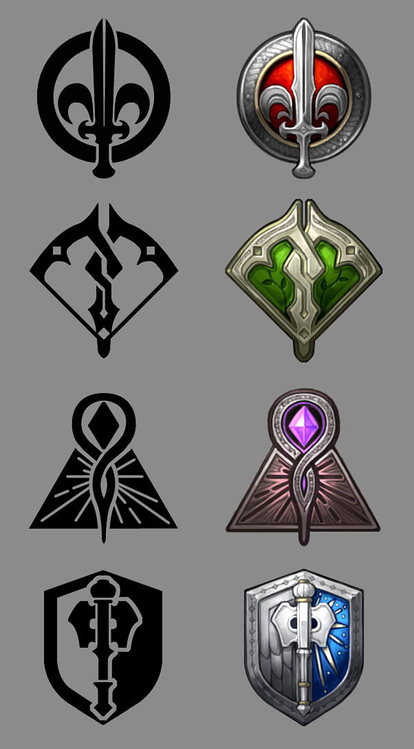 游戏ui资源 收集各种 勋章 logo ...
