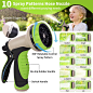 Amazon.com: Gardentime 50FT Metal Garden Hose Stainless Steel Heavy Duty Lightweight Flexible Water Hose with 3/4” Fitting 10 Function Nozzle Leak Puncture Proof, No Kink & Tangle, Durable Outdoor Pipe Yard Lawn : Patio, Lawn & Garden