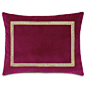 Tresco Plush Raspberry Pillow Sham EASTN386