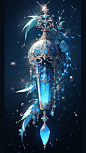 「游戏素材」——魔幻水晶吊坠