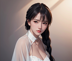谁也认不出来我吧采集到ai美女