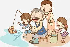 正在钓鱼的一家人 温暖 温馨 融洽 血缘 血缘关系 钓鱼 元素 免抠png 设计图片 免费下载 页面网页 平面电商 创意素材