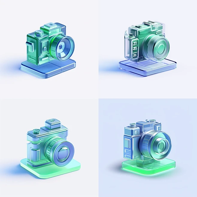 Camera icon, isometr...