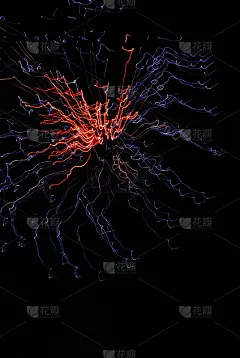 德国柏林的高空烟花