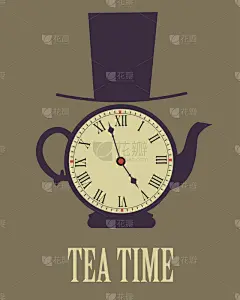 矢量,伦敦,时间,茶树,绘画插图,古老的,古典式,商店