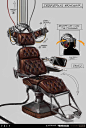 PREY - Debriefing chair, Fred Augis : Artwork for Prey game by Arkanes Studios 
Lead visual designer : Emmanuel PETIT

http://fredaugis.tumblr.com/