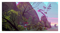 汪俊新采集到动画场景设计