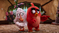 愤怒的小鸟 General 1366x768 Angry Birds movies red