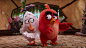 《愤怒的小鸟》 General 1366x768 Angry Birds movies red