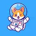 宇宙探索元素扁平卡通插画太空星球宇航员飞船背景矢量图设计素材-淘宝网