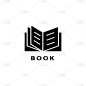 图解矢量图形的图书图标.适合学习、教育、文学、学习、书店等.