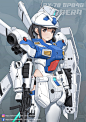 Gundam GP04 Girl