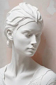 雕刻艺术作品石膏雕塑模型图片