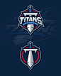 Logo for Titans Daily | 99designs : This is a logo for a news website covering the the Tennessee Titans (NFL Team) Industry.