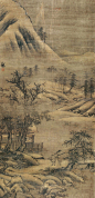 吴伟(1459-1508)，明代著名画家，字次翁，又字士英、鲁夫、号小仙。江夏(今湖北武汉)人，画院待诏，孝宗时授锦衣卫百户及赐"画状元"的图章。龆龄流落至海虞(今江苏常熟)，收养于钱昕家，伴其子读，时窃弄笔墨，画山水人物之状，钱见而奇之，曰:"若作画工耶?"即与笔札厚给养之。弱冠至金陵画名遂起。