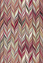 Firenze in Ruby by @Mary McDonald from @Schumacher — Fabric Wallcovering Trimming Furnishing #fabric #linen #chevron #red