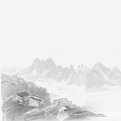 橙小五采集到水墨山水画