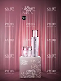 化妆品海报  - 源文件下载【酷图网】化妆品套盒,护肤品套盒,化妆品,护肤品,高级化妆品,高级护肤品,高级套盒,高端套盒,高端化妆品,高端护肤品,黄色,金色,国际大牌,横版,简约,美容院海报,店铺产品灯箱,展柜灯箱海报,展柜产品灯箱,产品展示海报,化妆品海报,化妆品展柜,护肤品海报,