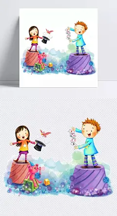 梦幻卡通插画素材图片|卡通儿童插画,卡通形象,快乐时光,梦幻插画,矢量动物,矢量人物,手绘插画,童年时光,童年游戏,温馨图案,系列卡通