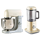 KMix Almond Iconic Table Mixer KMX52 with Free Table Blender BLX52 from Kenwood: 