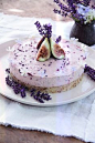 Lavender:  Raw Fig Cherry Lavender Cake