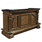 San Mateo Home Bar in Brown - CLOSEOUT | Pulaski | Home Gallery Stores: 