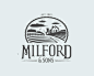 Milford & Sons 米尔福德父子有机奶牛场-国外欣赏-爱标志网 #采集大赛# #标志#