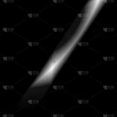 数字艺术，抽象的3D对象与柔和的照明，摄影/3D渲染
