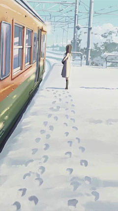 有点高原红采集到日系场景插画