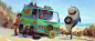 SCOOB!, Zac Retz : The first in house animated movie I worked on 5 years ago! Some of these pieces I collaborated with Ryan Holdridge for the 3D, Evgeni Tomov and Sandro Lucio Cleuzo for drawings and designs! I'll be posting more here too  https://www.ins