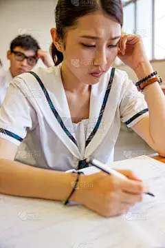 学校,学生,校服,垂直画幅,情绪压力,眼镜,青年人,逆境,智慧,人的脸部