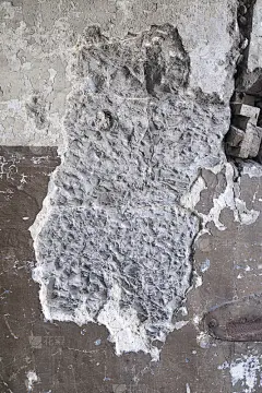 混凝土风化灰棕色墙