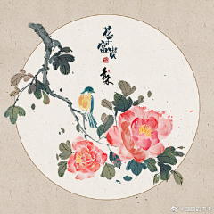 我浪两米八采集到国画 工笔画