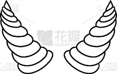 恶魔,分离着色,轮廓,白色背景,魔鬼,动物,有角的,品牌名称