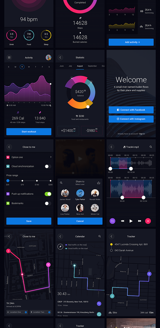 Pin UI Kit / Free Te...