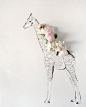 DIY插画专题：花与画，那些美丽的花与可爱的动物们。

(12张)