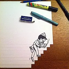 超有趣！纸上立体插画艺术你见过吗?