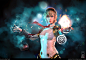 Aigis, Blair Armitage : Realtime 3d fanart of Shigenori Soejima's character design of Aigis from Persona 3.  This one is based on his artbook illustration, but also combines a few design elements from the Arena version. 
Rig was made by Darren Holt.

I de