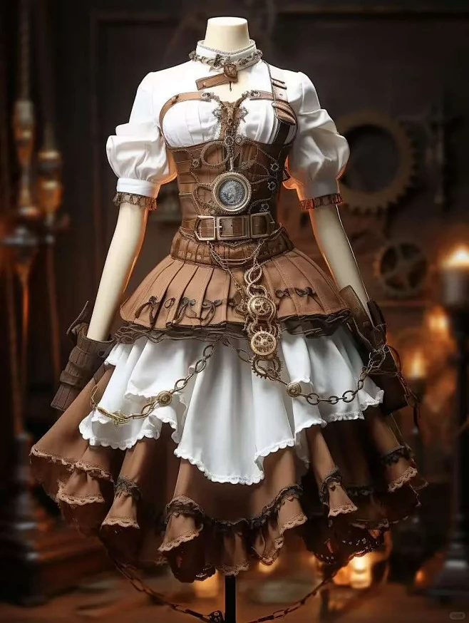 Ai服设/蒸汽朋克lo，3d写实版女装 ...