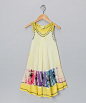 Yellow Rickrack Shift Dress - Toddler & Girls | zulily