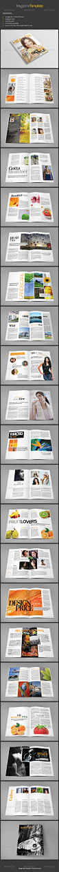 Health Magazine Template - Magazines Print Templates