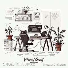 休息室_提示词查看_Midjourneyai绘图工具关键词描述词咒语_512X512像素-休息,座椅,盆栽,书桌,电脑,办公,原画-提示词编号:2023080814462322-绘ai-www.ai016.com