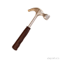 锤子隔离工作设备维修3D图标 hammer isolated work equipment repair icon