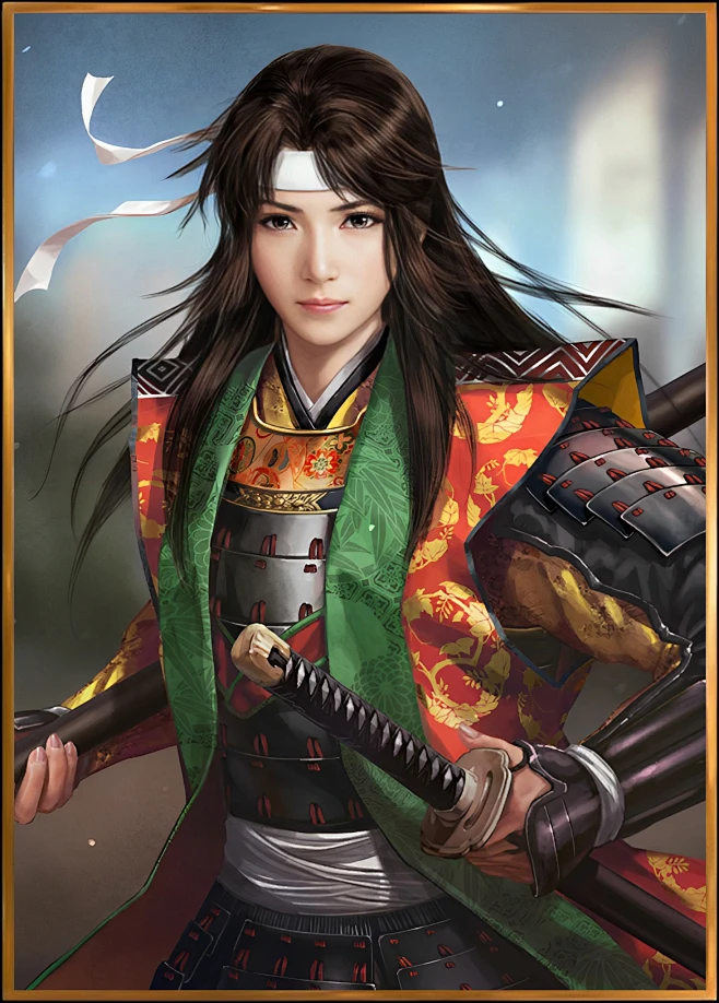 信野风格女武将 十九 本多小松-花瓣网
