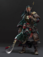 Total War Three Kingdoms-Character design_Kingdom of Shu, Lulu Zhang : Character design for Total War  Three Kingdoms --Heroes of Shu Kingdom, Liubei+"5 tiger" generals
 Each illustration is  also the concept design itelf--should have seperate d