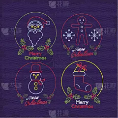 霓虹灯,男人,季节,冬天,纸,华丽的,概念,布置,复古