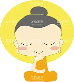 卡通和尚  - 源文件下载【酷图网】小和尚,卡通和尚,简笔画,和尚,和尚漫画,卡通,卡通人物,卡通形象,卡通素材,