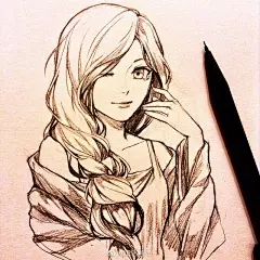 人物手绘插画~来自插画师clivenzu（@CG插画大触） ​​​​