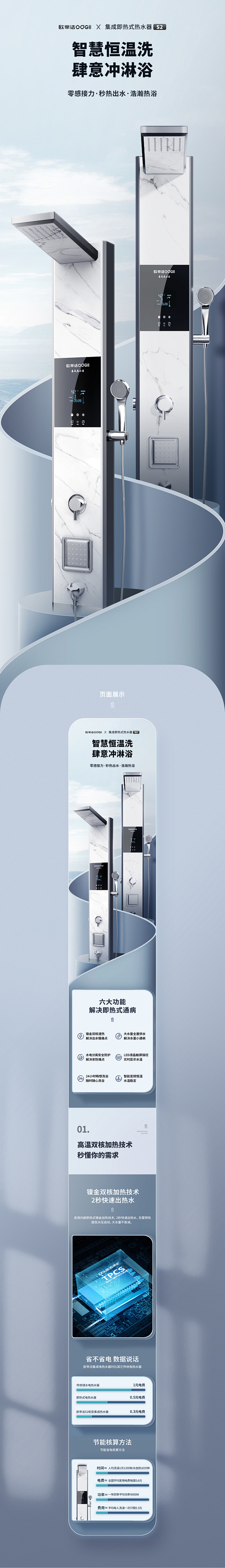 欧帝洁集成热水器-S2详情页设计_晋家孟...