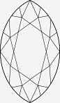 钻石线稿手绘图png免抠素材_新图网ixintu.com